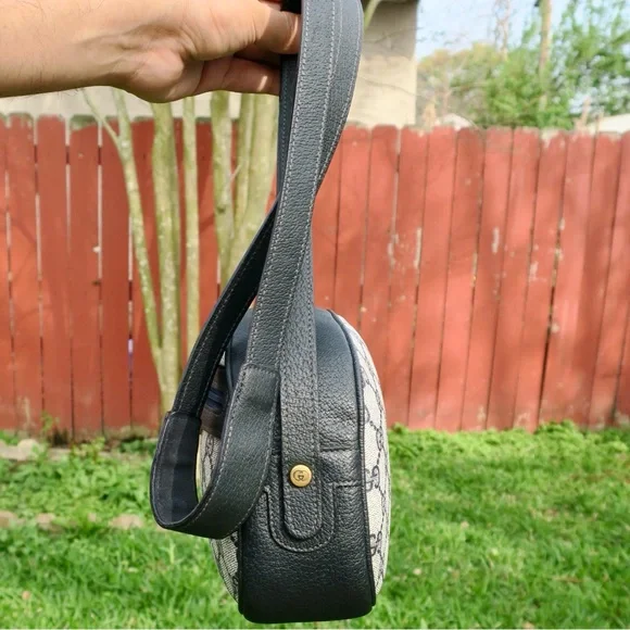 Vintage Gucci Ophidia GG Supreme Navy Blue Shoulder Bag/Crossbody - Picture 4 of 16